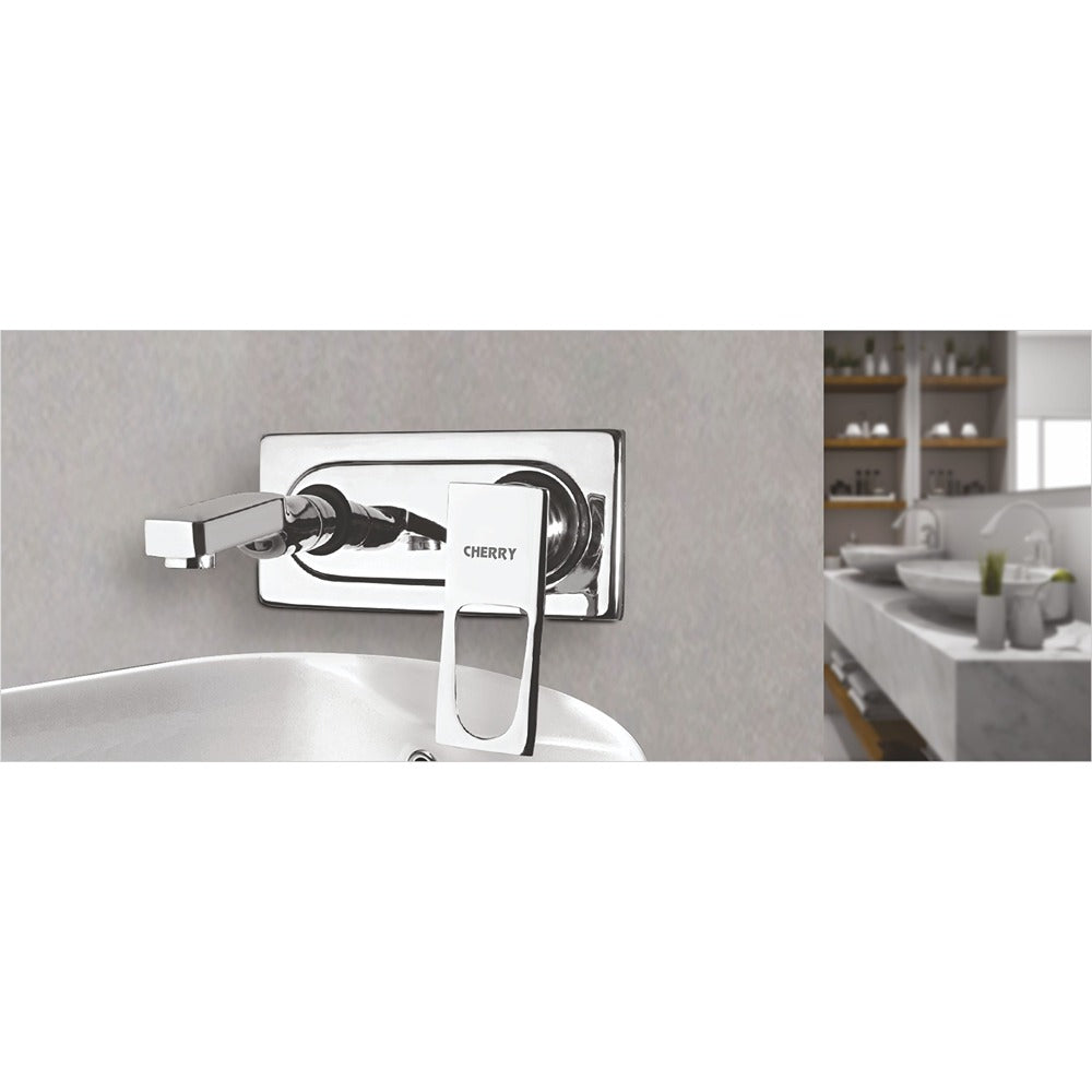 Saral Collection Single Lever Basin Mixer Wall Mounted - CHERRY