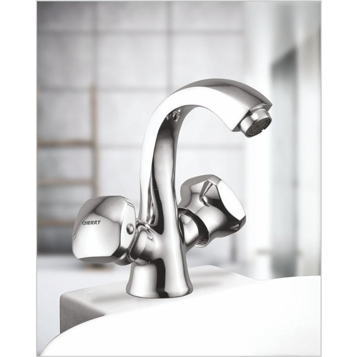 Saga Collection Center Hole Basin Mixer - CHERRY