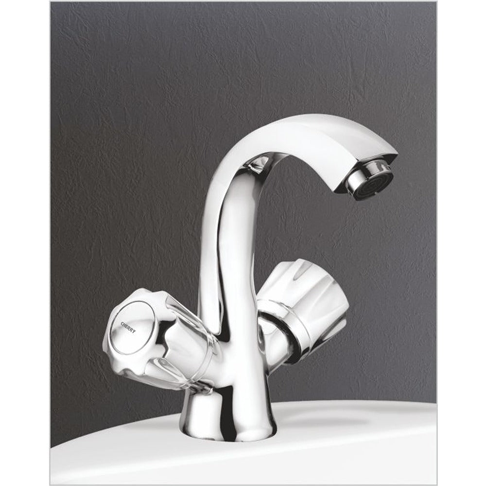 Star Collection Center Hole Basin Mixer - CHERRY