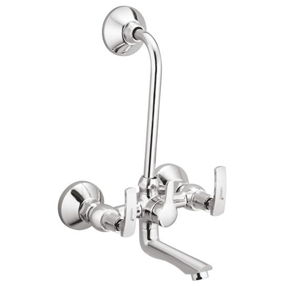 Nexon Collection Wall Mixer Telephonic With Bend - CHERRY