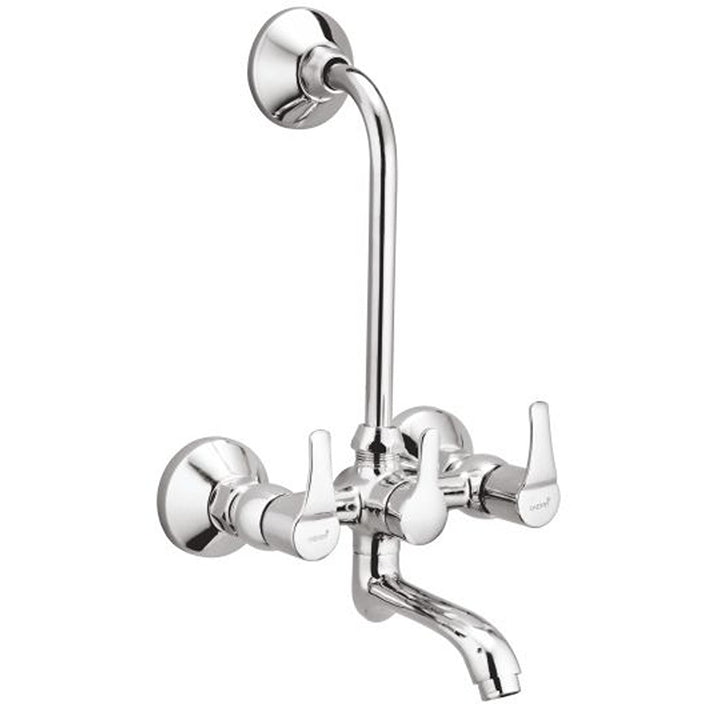 Nano Collection Wall Mixer Telephonic with Bend - CHERRY