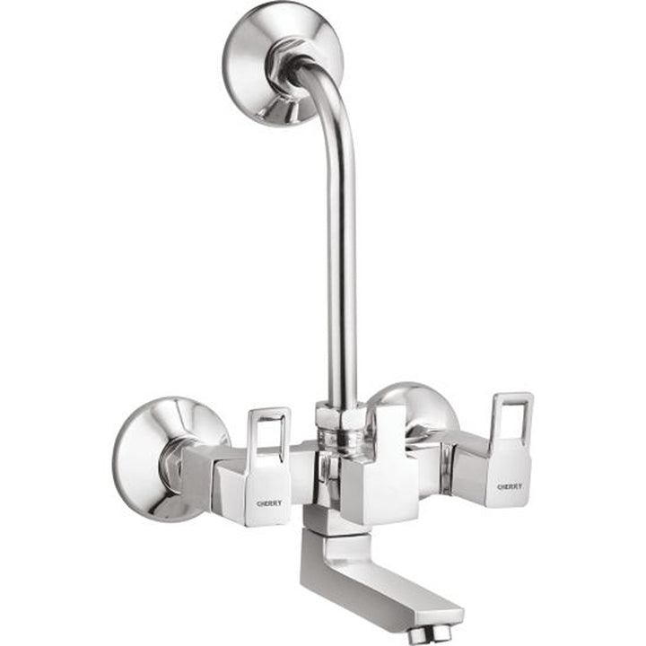 Cubis Collection Wall Mixer Telephonic with Bend - CHERRY