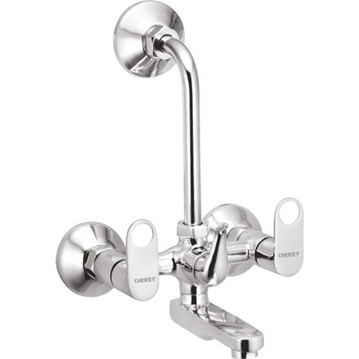 Spell Collection Wall Mixer Telephonic with Bend - CHERRY