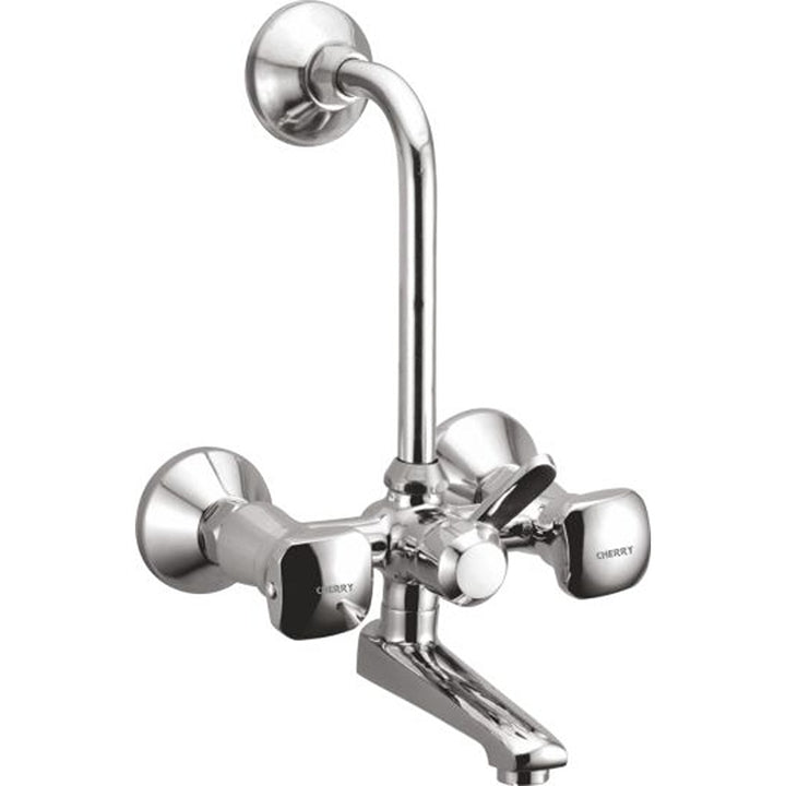 Saga Collection Wall Mixer Telephonic with Bend - CHERRY