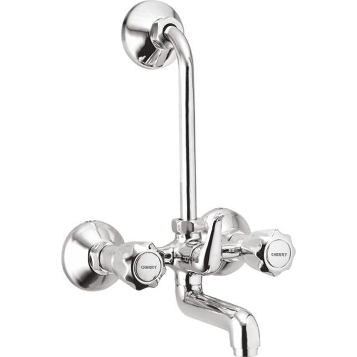 Star Collection Wall Mixer Telephonic with Bend - CHERRY