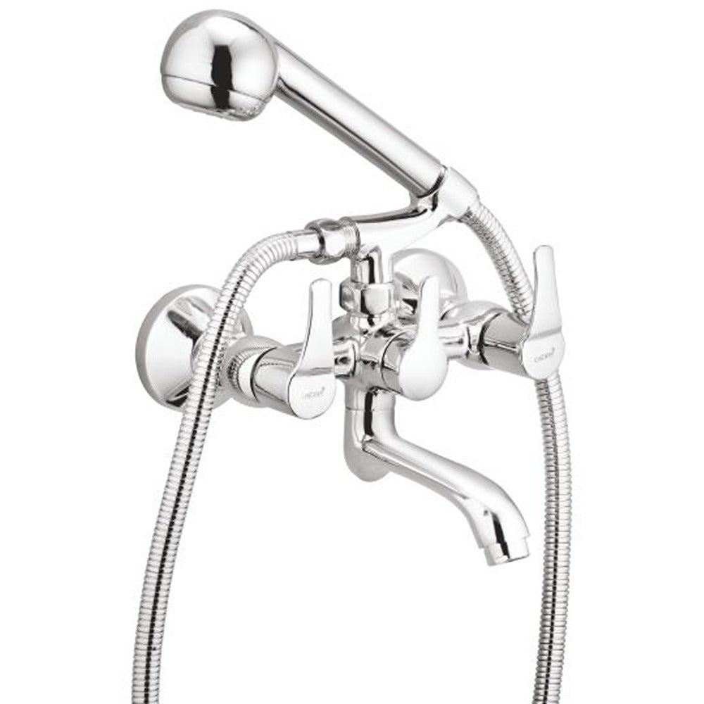 Nano Collection Wall Mixer Telephonic with Crutch - CHERRY