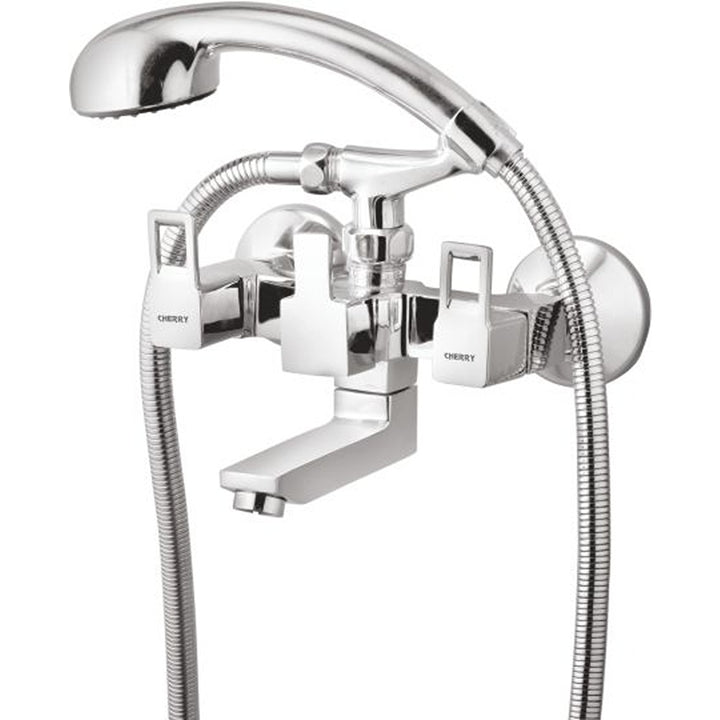 Cubis Collection Wall Mixer Telephonic with Crutch - CHERRY