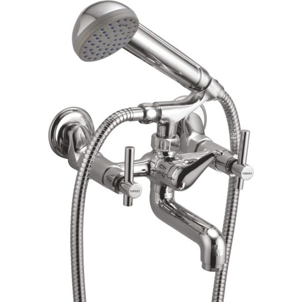 Sleek Collection Wall Mixer Telephonic with Crutch - CHERRY